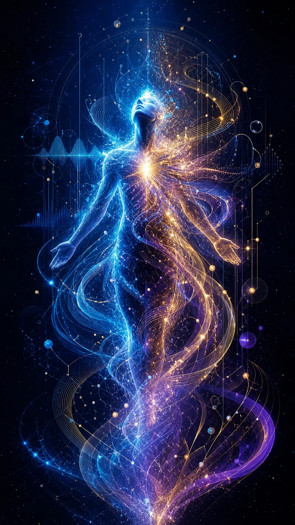 Abstract music album cover artwork